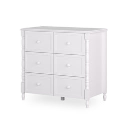 Cômoda de Bebê Monet 6 Gavetas 100cm - Branco