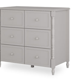 Cômoda de Bebê Monet 6 Gavetas 100cm - Greige