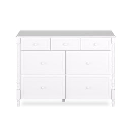 Cômoda de Bebê Monet 7 Gavetas 130cm - Branco