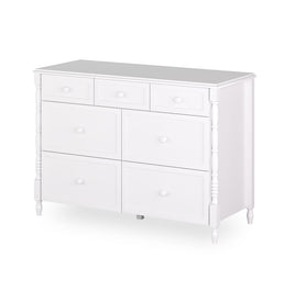Cômoda de Bebê Monet 7 Gavetas 130cm - Branco