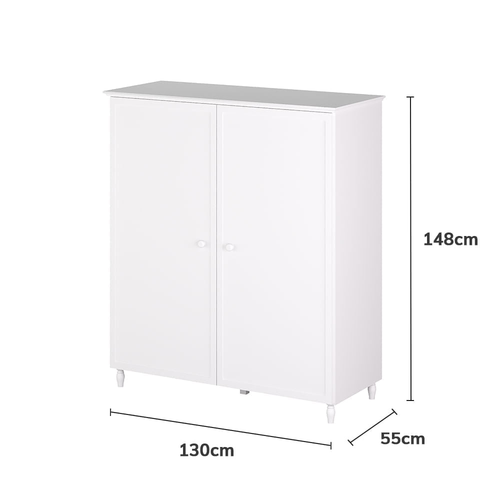 Roupeiro Monet 2 Portas - Branco