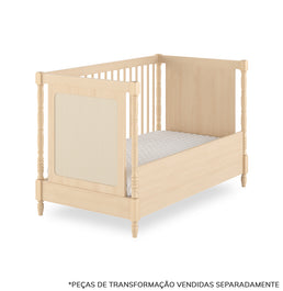 Grade Frontal de Transformação para Mini Cama Monet - Carvalho