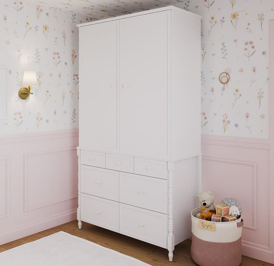 Guarda Roupa 2 em 1 Monet - Branco