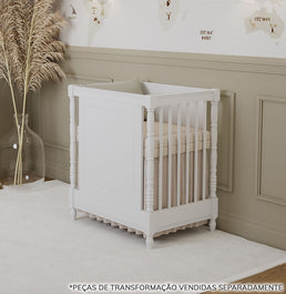 Kit de Transformação para Mini Berço Monet - Branco