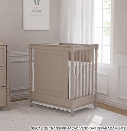 Kit de Transformação Sem Colchão para Mini Berço Monet - Greige