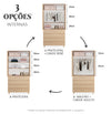 Guarda Roupa 2 em 1 Haus Nature - Carvalho