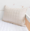 Capa de Almofada Quadradinho Bege 60x40