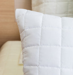 Capa de Almofada Quadradinho Branco 60x40