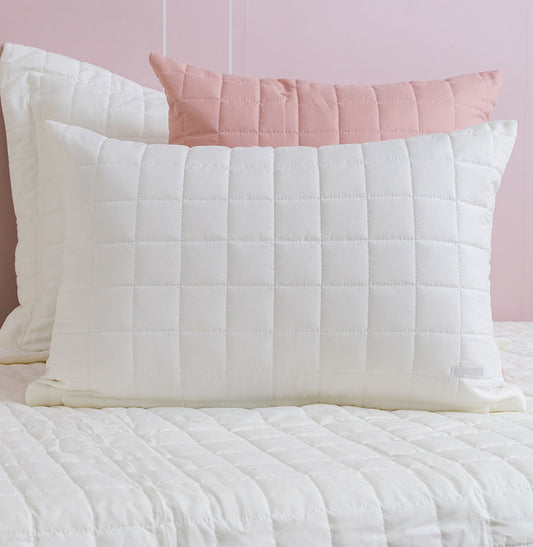 Capa de Almofada Quadradinho Cru 60x40