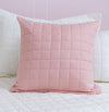 Capa de Almofada Quadradinho Rosa Chá 50x50