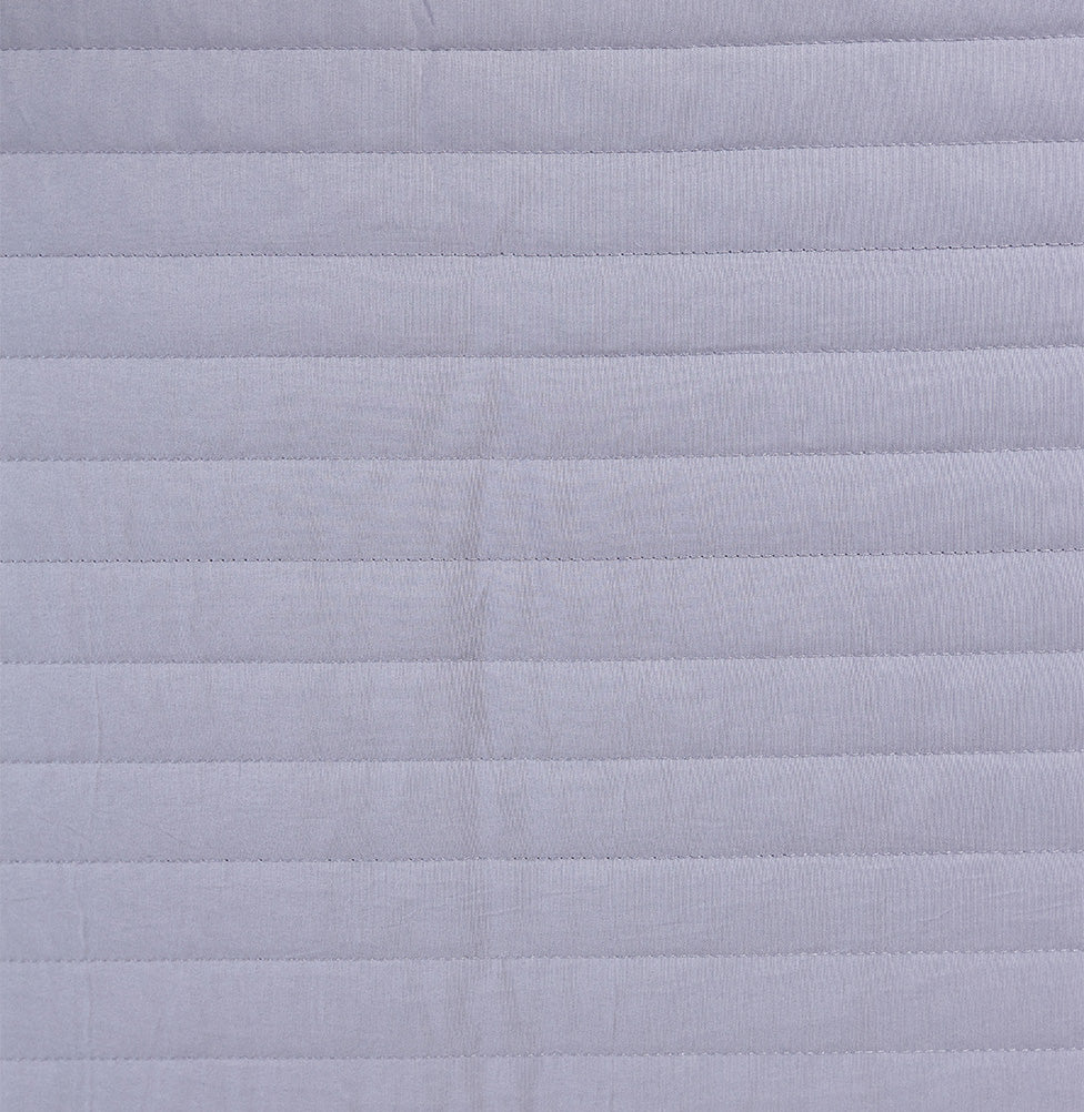 Porta Travesseiro Solteiro Listra - Cinza