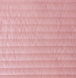 Porta Travesseiro Solteiro Listra - Rosa Chá