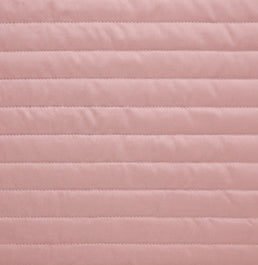 Kit Colcha Solteiro Listra Rosa Chá - 2 Peças