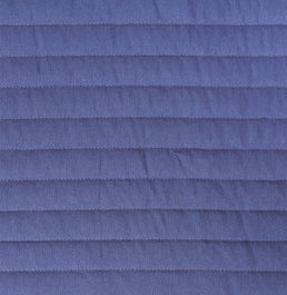 Colcha Solteiro Com Elastico Listra - Azul Jeans