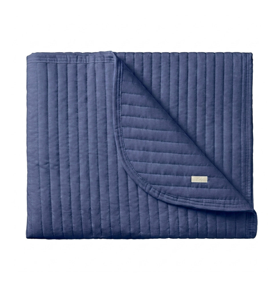 Colcha para Berço Listra - Azul Jeans