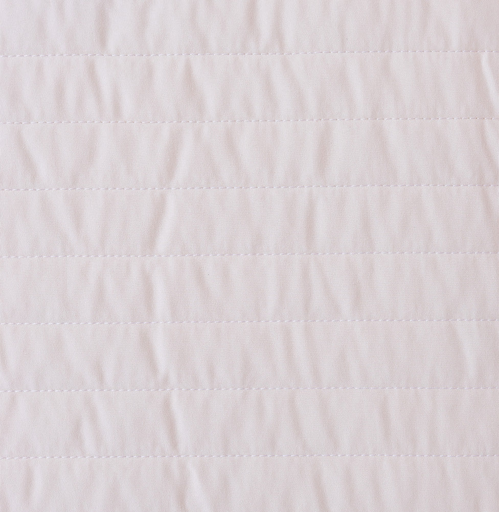 Colcha com Elástico para Berço Listra - Cru