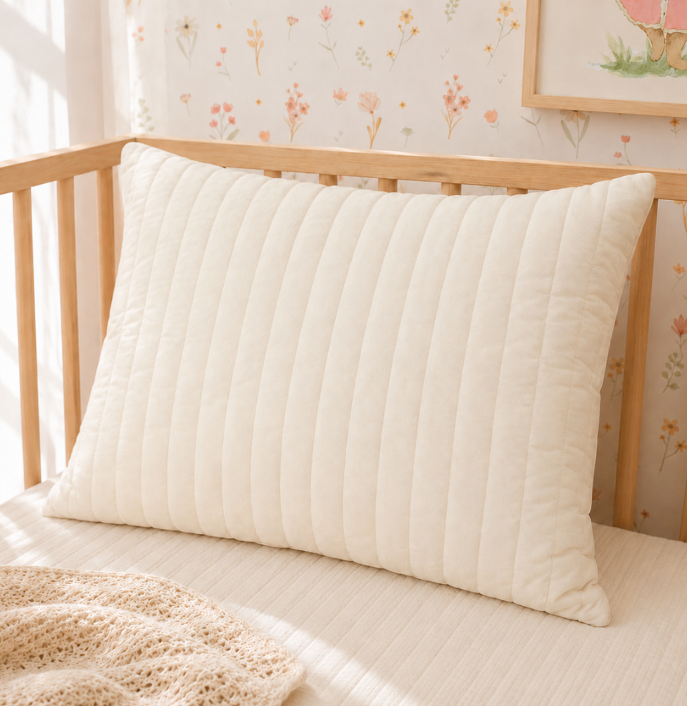 ALMOFADA RETANGULAR LISTRA BEGE 45X35