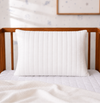 ALMOFADA RETANGULAR LISTRA BRANCO 45X35