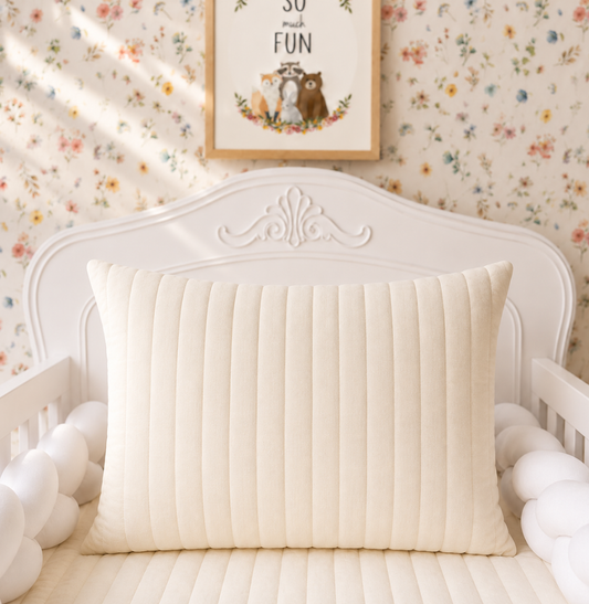 ALMOFADA RETANGULAR LISTRA CRU 45X35