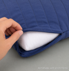 ALMOFADA RETANGULAR LISTRA AZUL JEANS 45X35