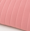 ALMOFADA RETANGULAR LISTRA ROSA CHÁ 45X35