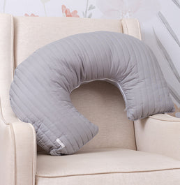 Almofada de Amamentação Listras - Cinza