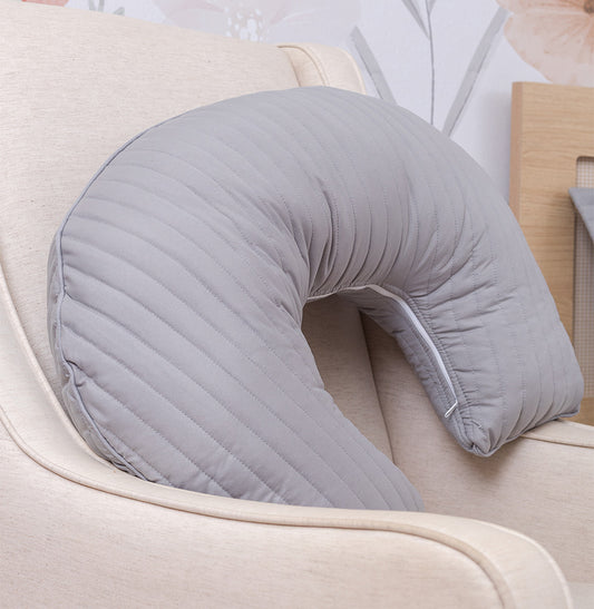Almofada de Amamentação Listras - Cinza