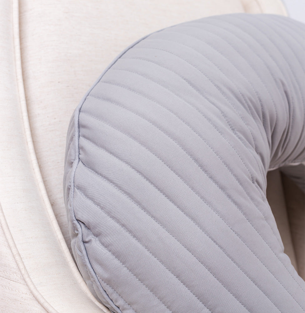 Almofada de Amamentação Listras - Cinza