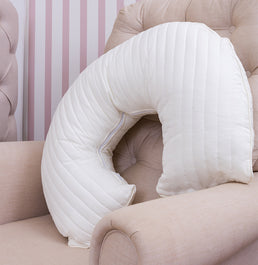 Almofada de Amamentação Listras - Cru