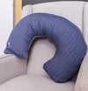 Almofada de Amamentação Listras - Azul Jeans