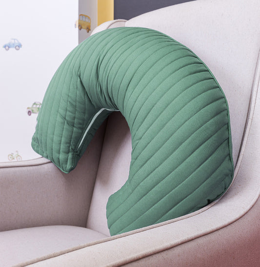 Almofada de Amamentação Listras - Verde Seco