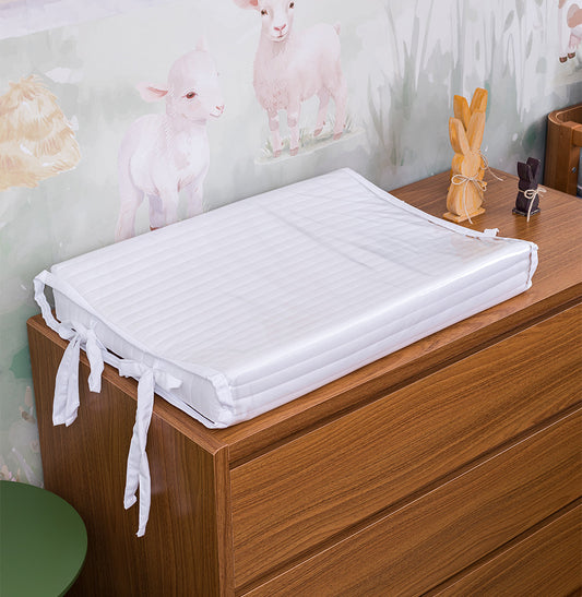 Trocador Listras - Branco