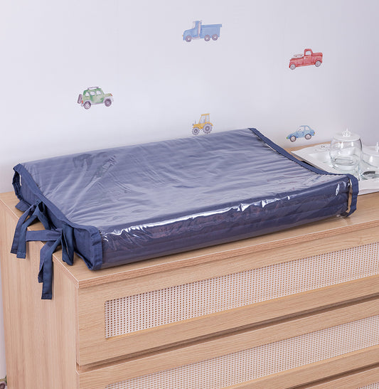 Trocador Listras - Azul Jeans