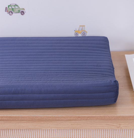 Trocador Listras - Azul Jeans