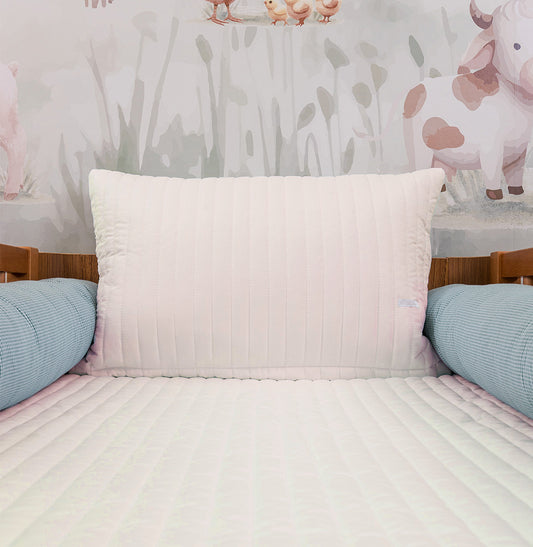 Capa de Almofada Listras - Bege 60x40