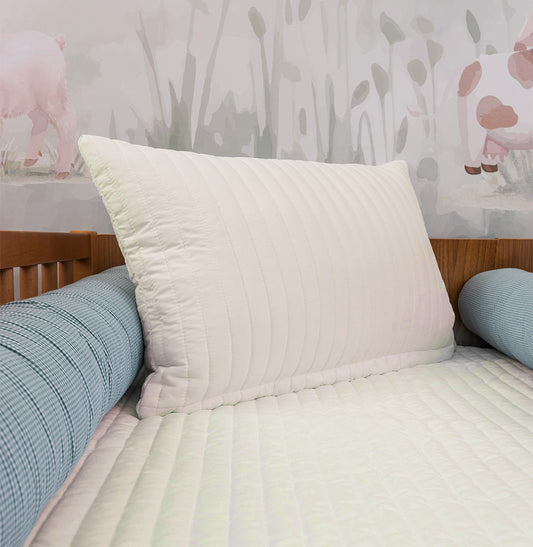 Capa de Almofada Listras - Bege 60x40