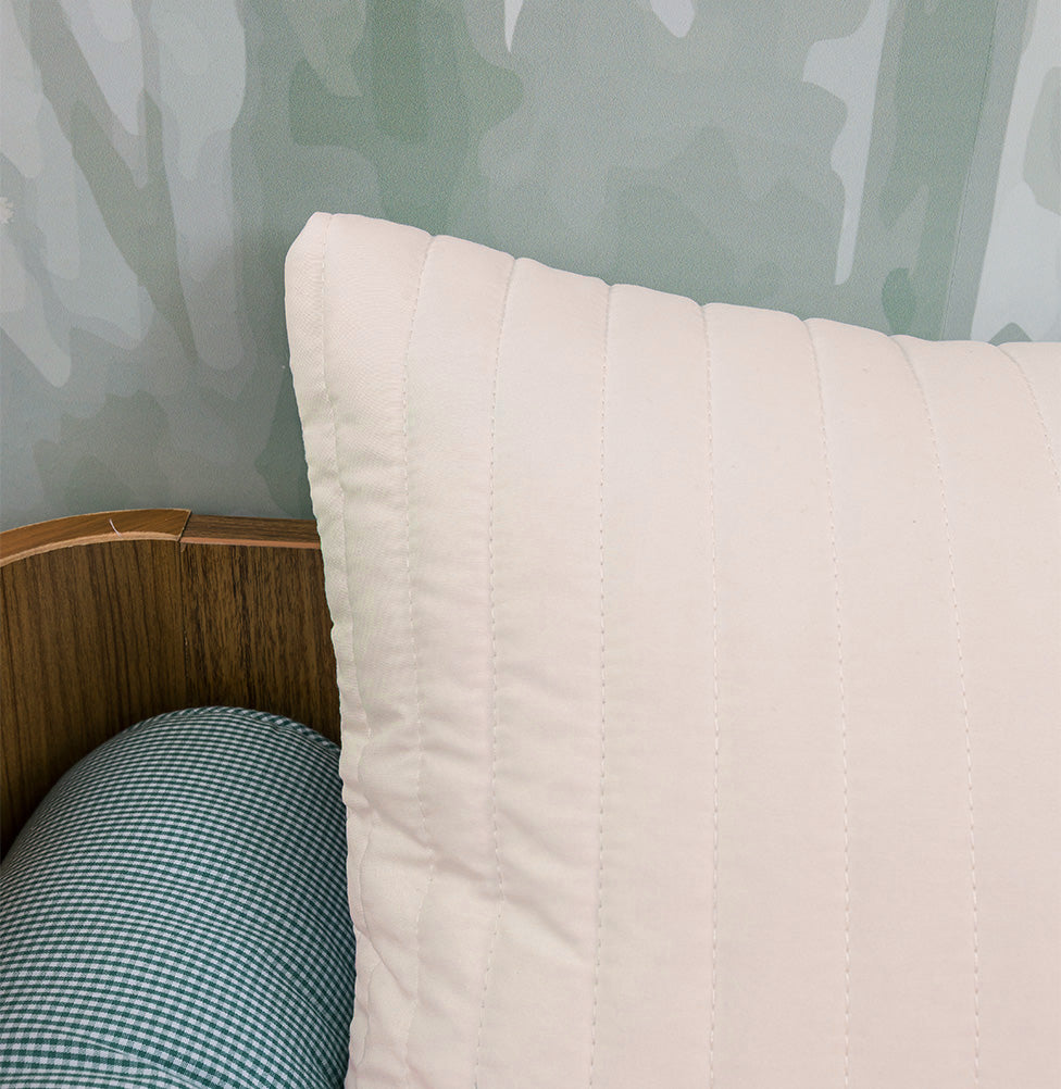 Capa de Almofada Listras - Bege 60x40