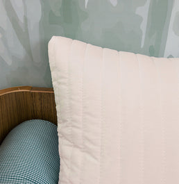 Capa de Almofada Listras - Bege 60x40