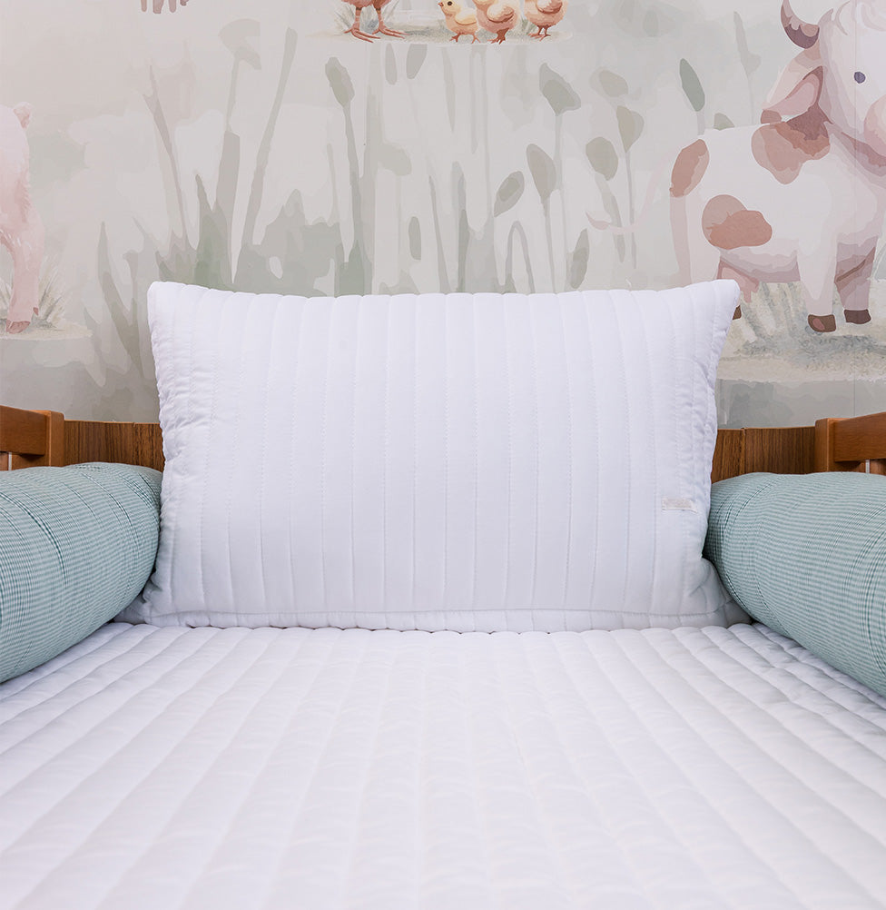 Capa de Almofada Listras - Branco 60x40