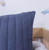 Capa de Almofada Listras - Azul Jeans 60x40
