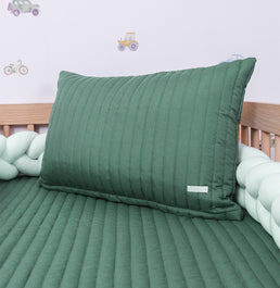 Capa de Almofada Listras - Verde Seco 60x40