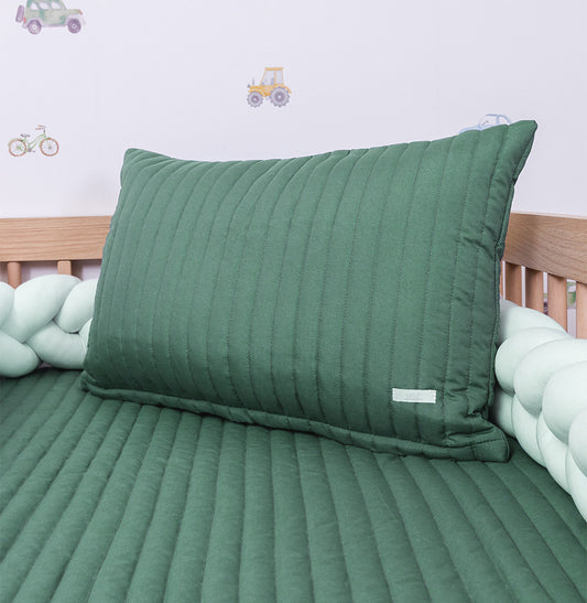 Capa de Almofada Listras - Verde Seco 60x40