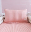Capa de Almofada Listras - Rosa Chá 60x40