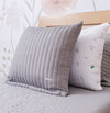 Capa de Almofada Listras - Cinza 50x50