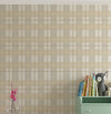 Papel de Parede Infantil Xadrez Polo - Bege