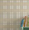 Papel de Parede Infantil Xadrez Polo - Bege