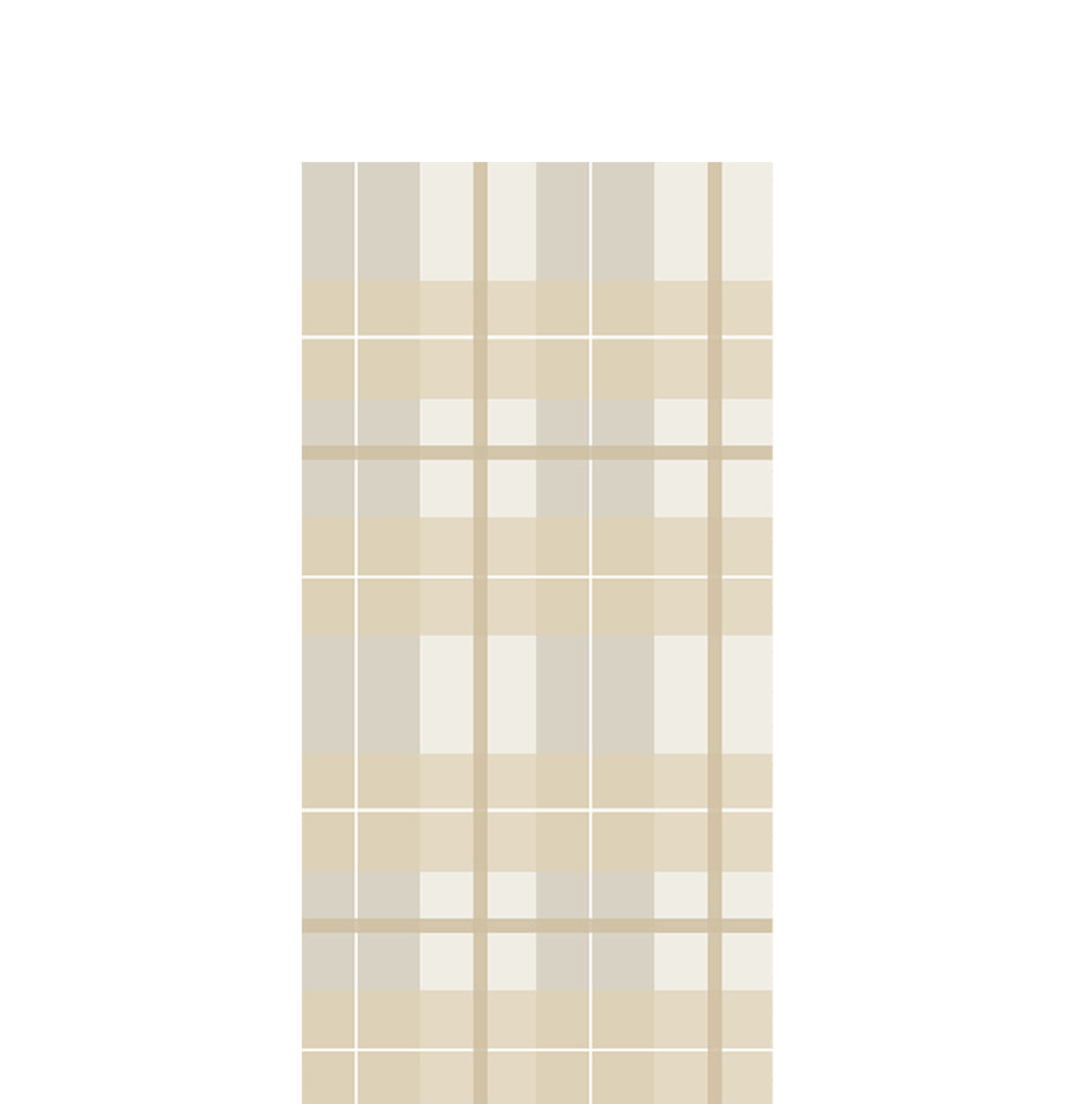 Papel de Parede Infantil Xadrez Polo - Bege