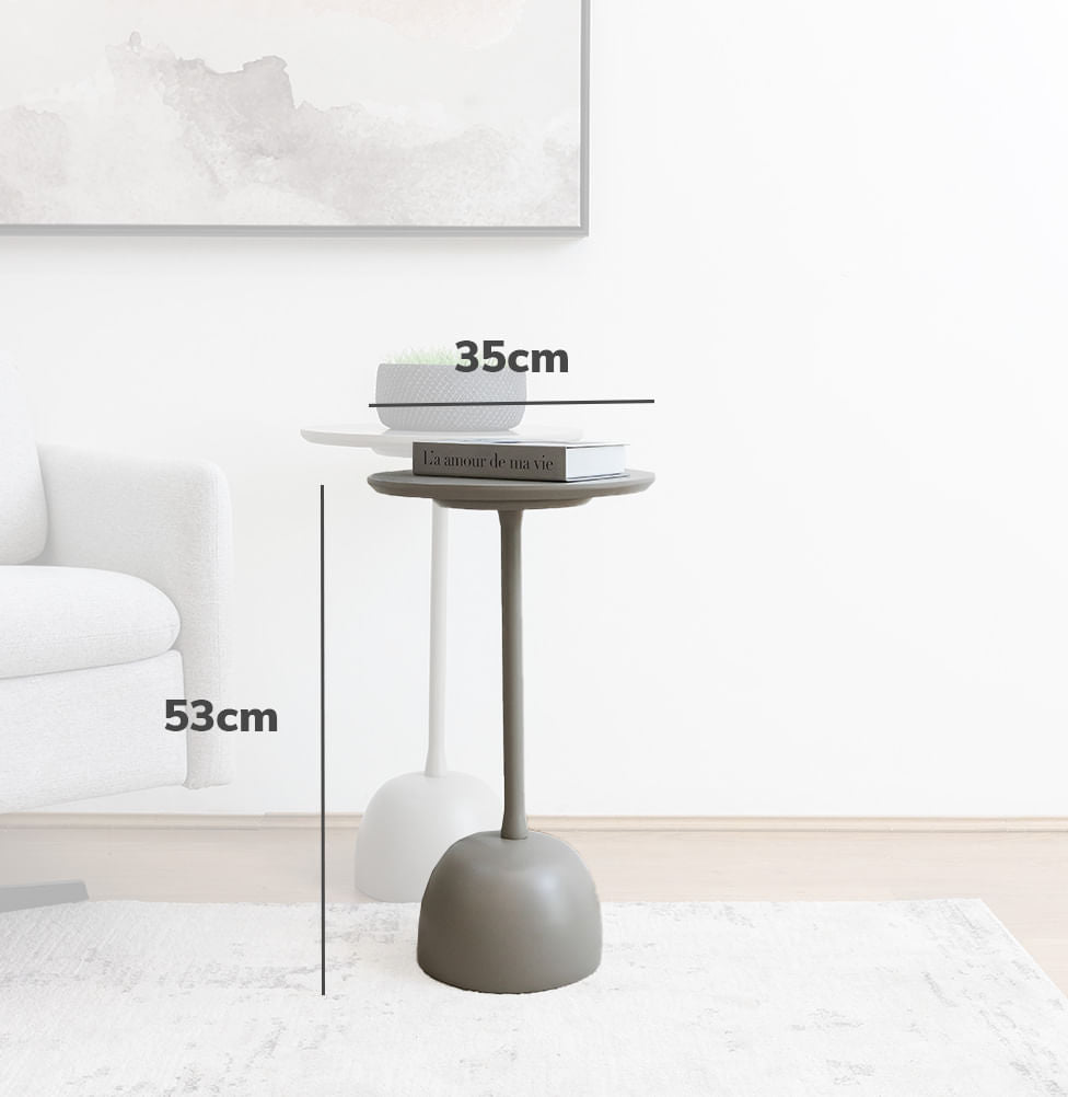 Conjunto de Mesa Lateral Órbita - Fendi