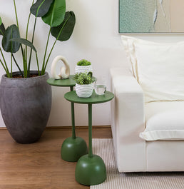 Conjunto de Mesa Lateral Órbita - Verde