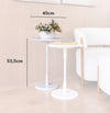 Mesa Lateral Vértice - Branco